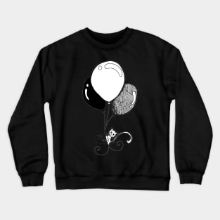 Cat in the air Crewneck Sweatshirt